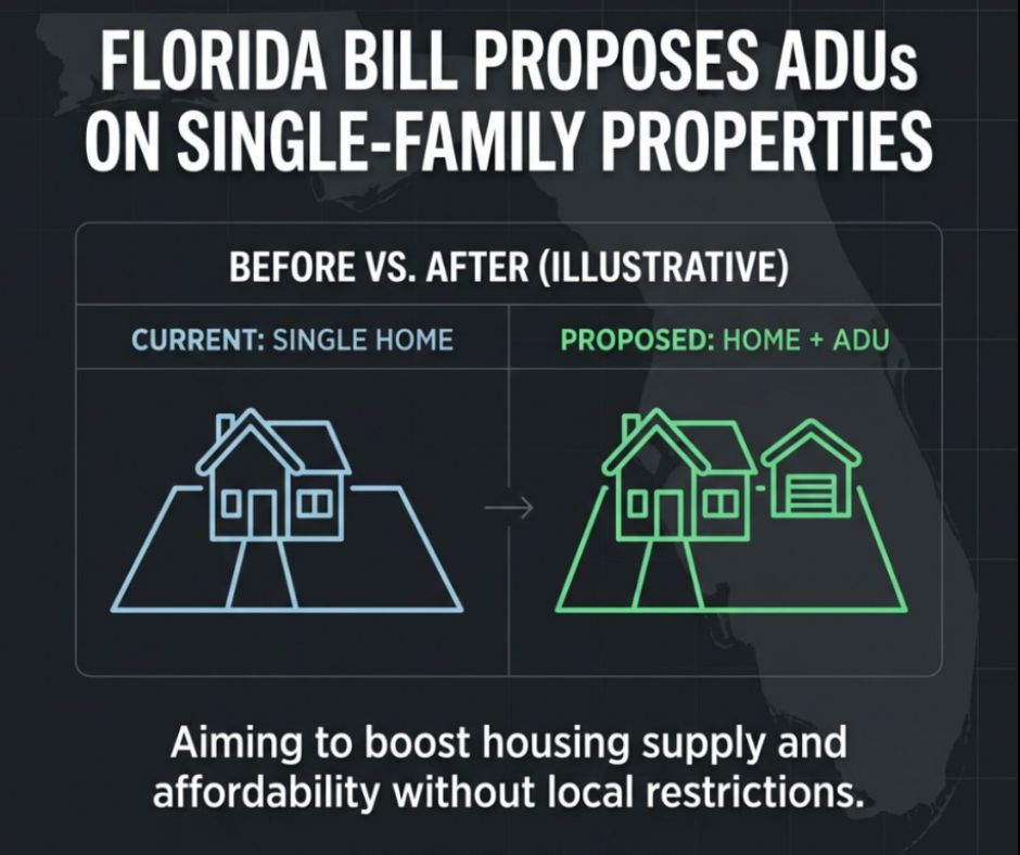 Florida Law Proposal Could Allow Additional Apartments on Single-Family Properties
