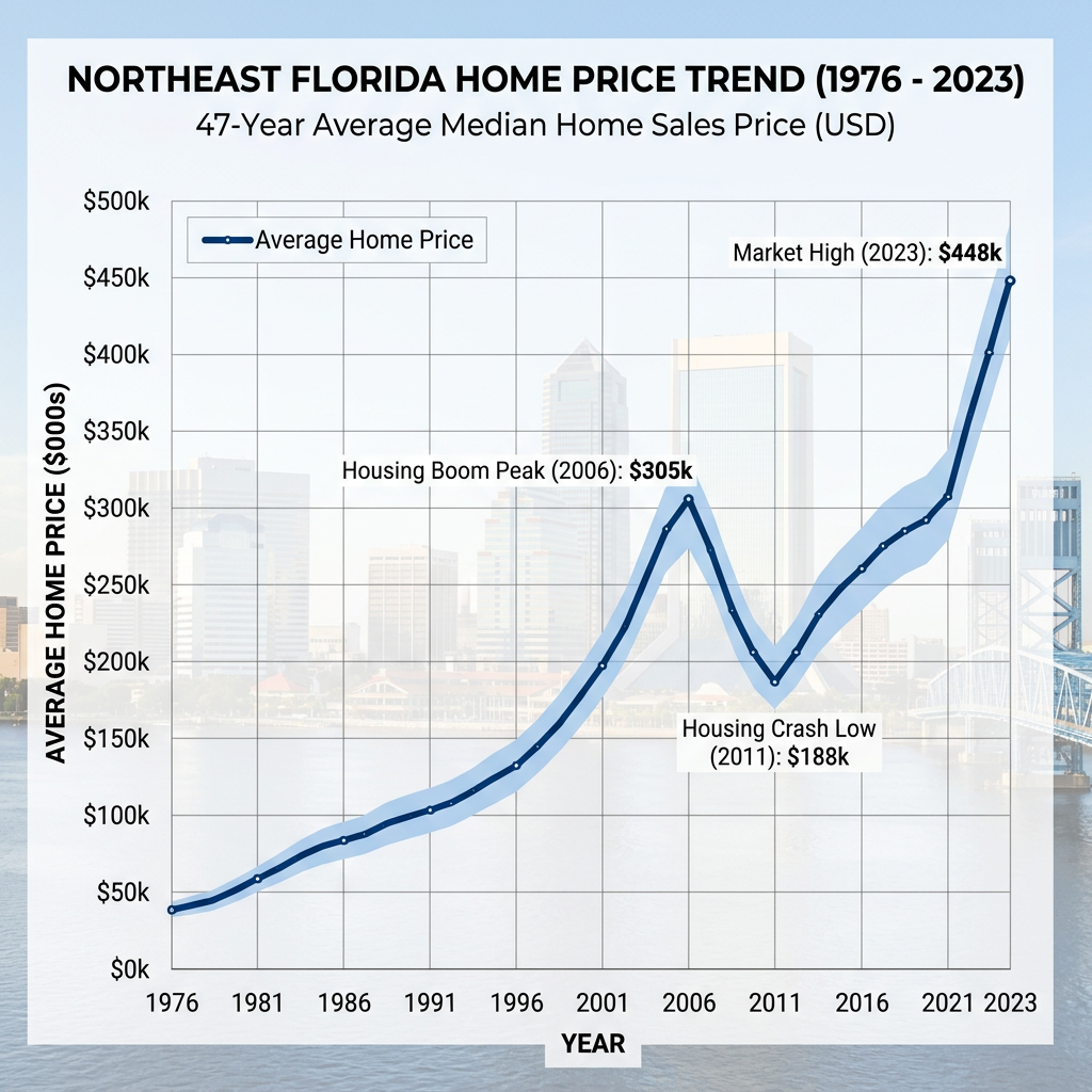 Should You Buy a Home in Northeast Florida? What 47 Years of Data Actually Shows