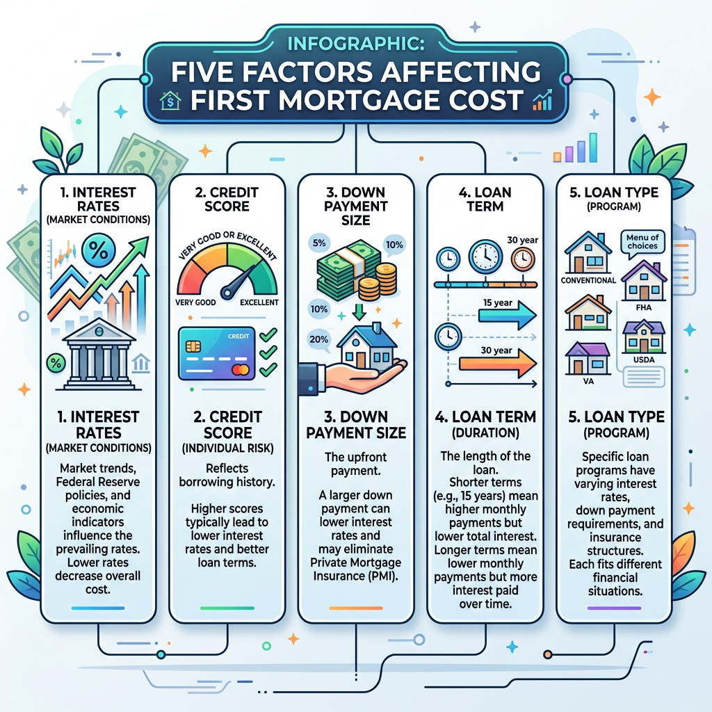 Five Things That Can Affect the Cost of Your First Mortgage