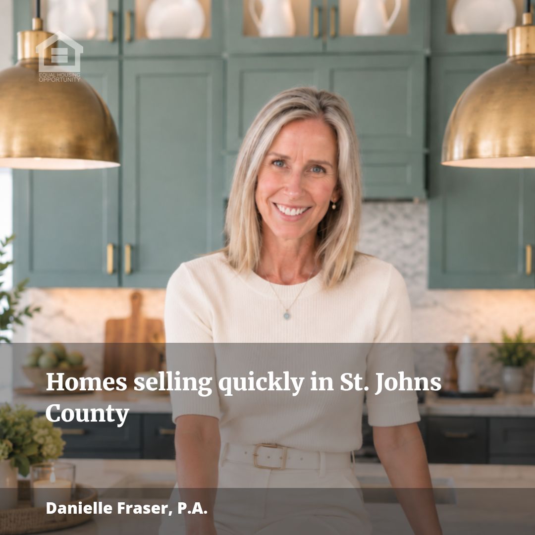 Homes Selling Faster and Closer to List in St. Johns County