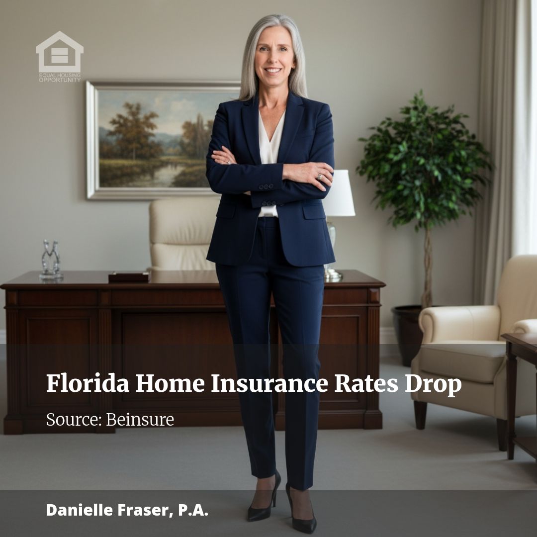 Florida home insurance rates fall in 51 counties as the hurricane season continues