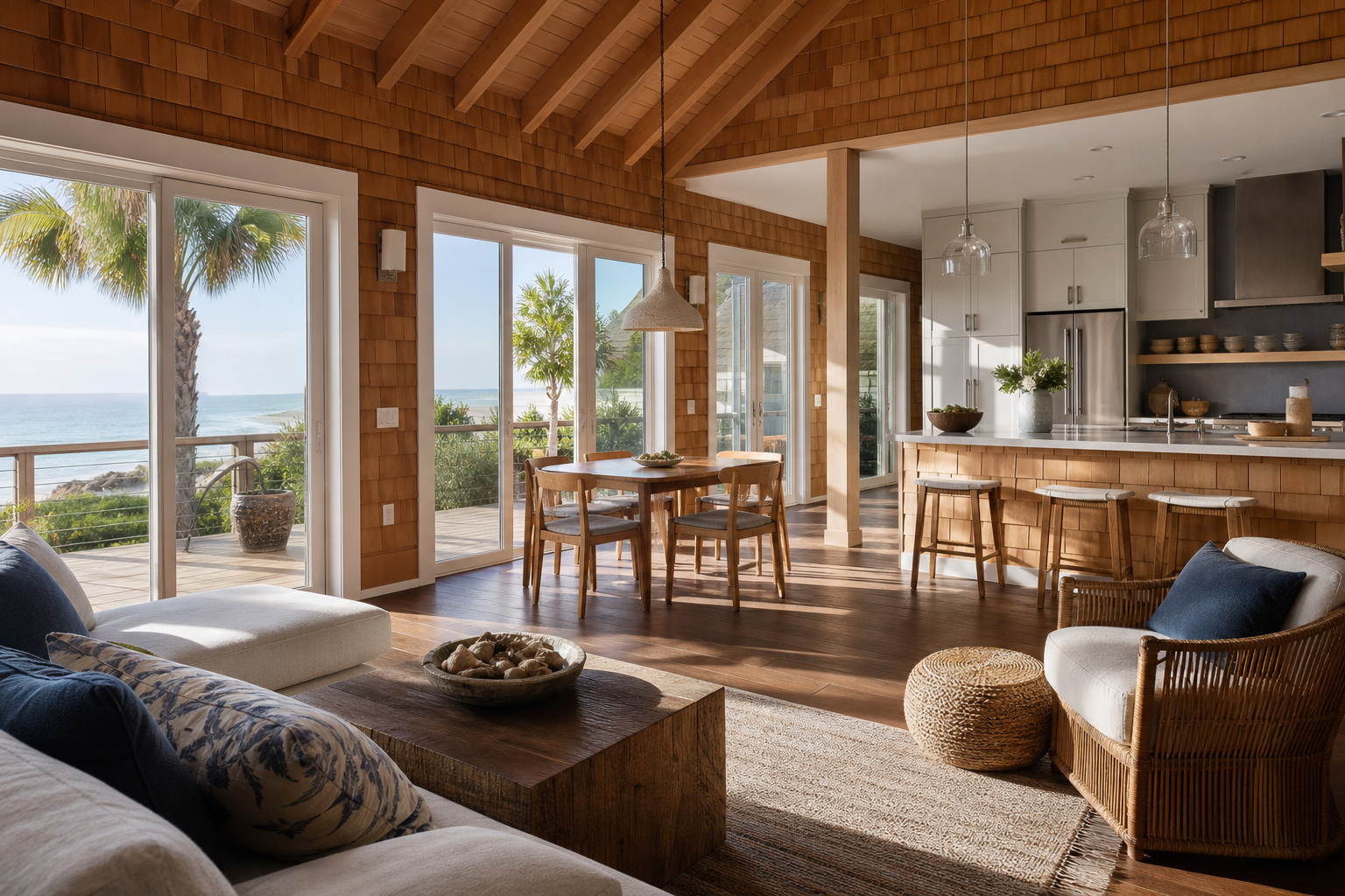 A sunlit room inside a home in St. Augustine, Florida — Enhances Connectivity in Northeast Florida